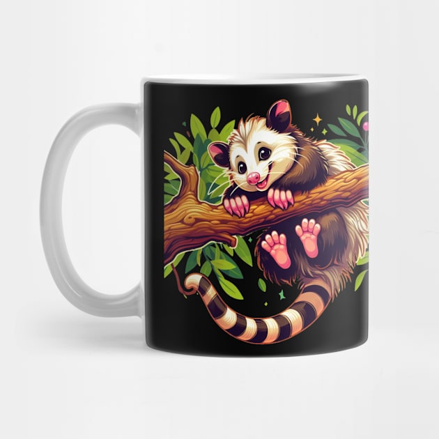 Joyful Opossum by BukovskyART